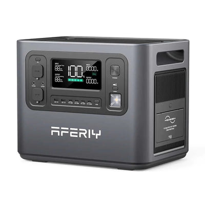 2400 Watt Portable Power Station - 2048Wh: AFERIY P210 - Front View