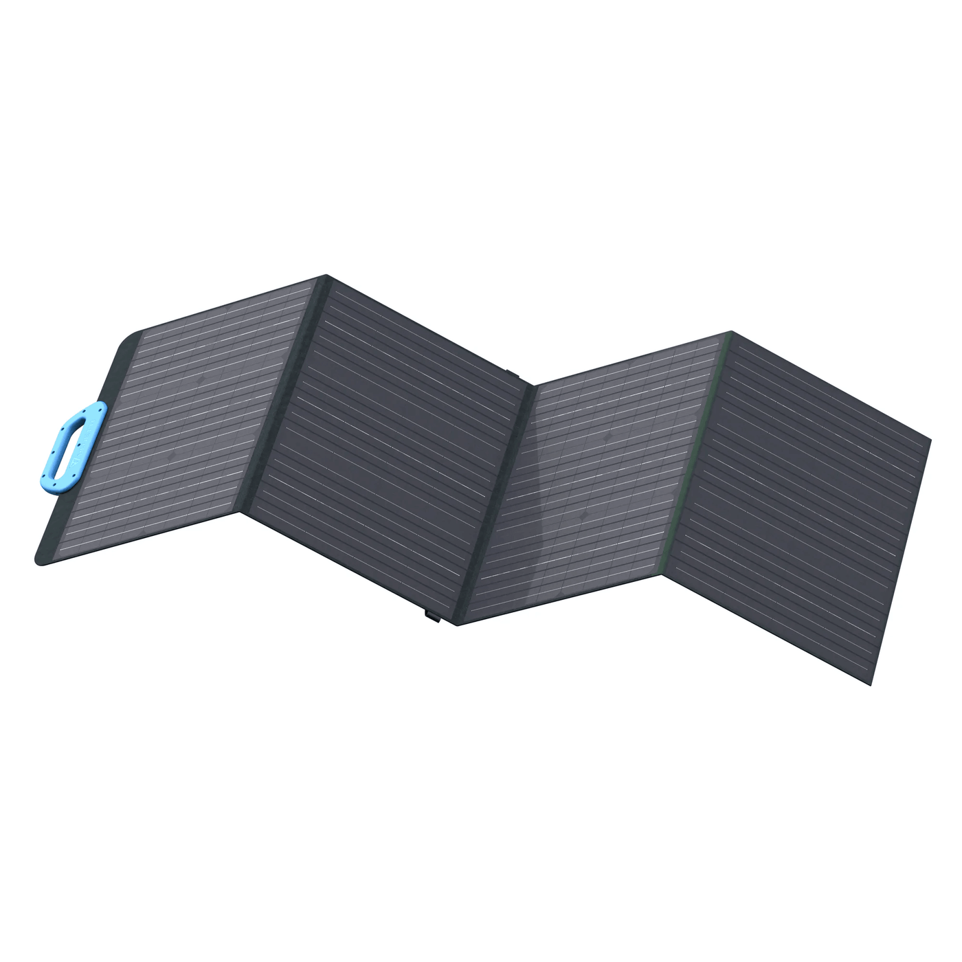 120 Watt Portable Solar Panel: Bluetti PV120 - Front View Semi-Folded