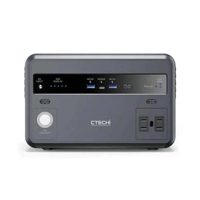 300 Watt Portable Power Station - 299Wh: CTECHi GT300 | Front View