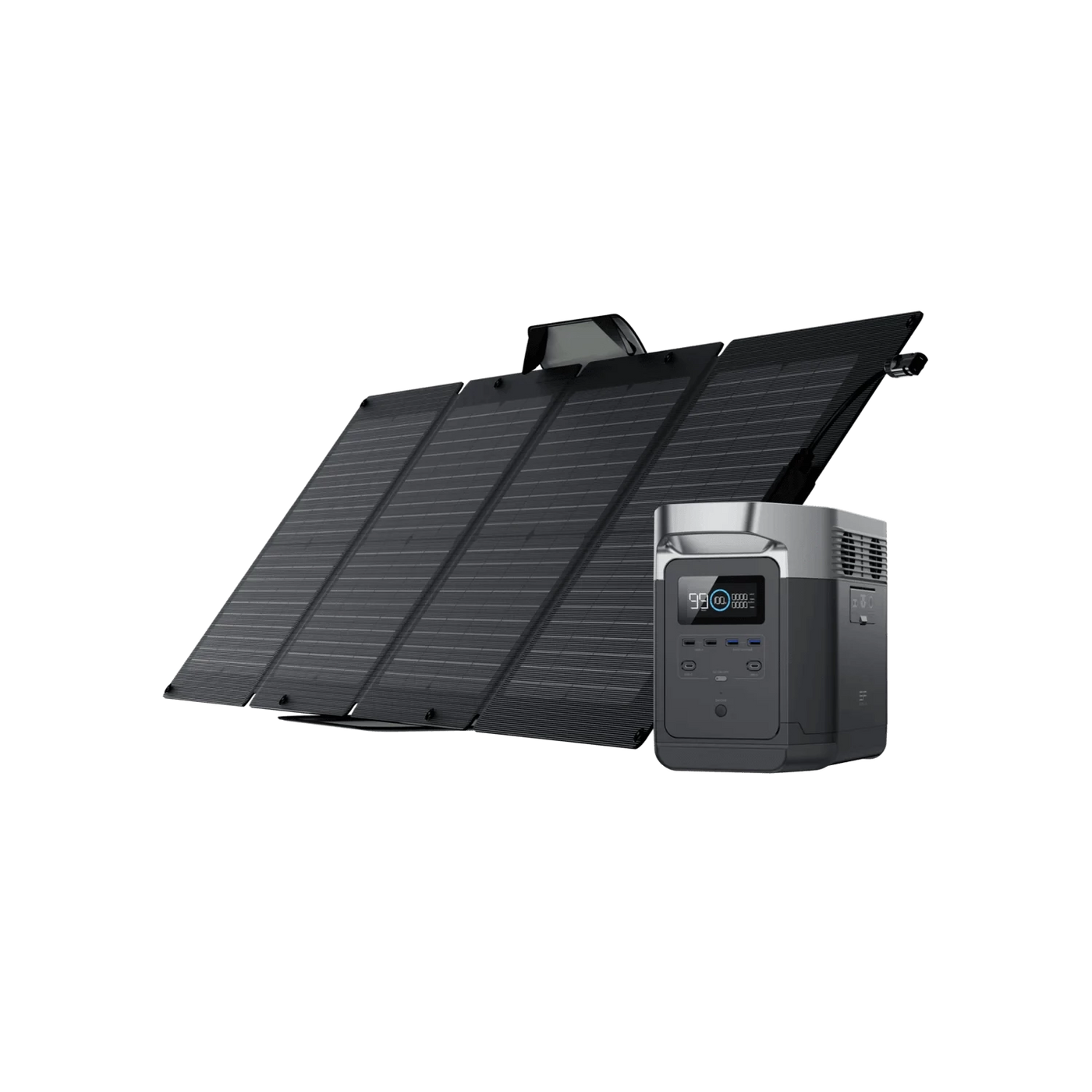 1600 Watt Solar Generator For Camping (110-440 Solar Watts): EcoFlow