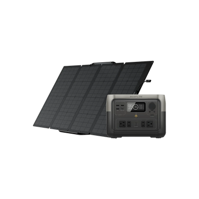 500 Watt Solar Generator For Camping (160 Solar Watts): EcoFlow