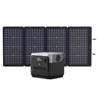 800 Watt Solar Generator For Camping (220 Solar Watts): EcoFlow