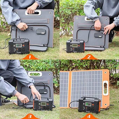 60 Watt Portable Solar Panel: FlashFish TSP60