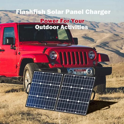 50 Watt Portable Solar Panel: FlashFish SP50