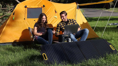 500 Watt Solar Generator For Camping (120 Solar Watts): Powerness