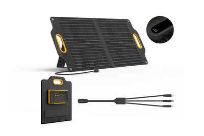 300 Watt Solar Generator For Camping (80 Solar Watts): Powerness
