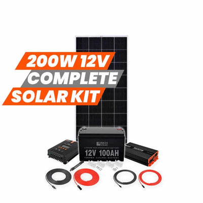 200 Solar Watt Off Grid Solar Power System: Rich Solar
