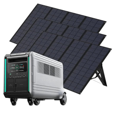 3,600 Watt, 9,216Wh Solar Generator For Home/ RV - (400-1200 Solar Watts): Zendure