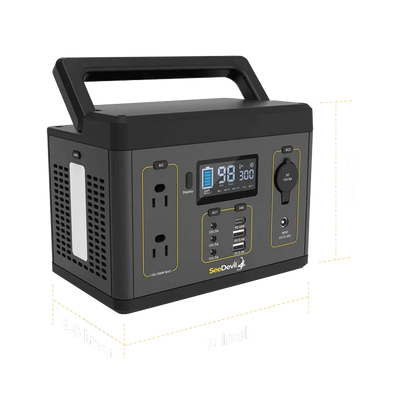 300 Watt Portable Power Station - 280Wh: SeeDevil