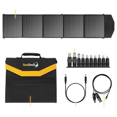 200 Watt Portable Solar Panel: SeeDevil