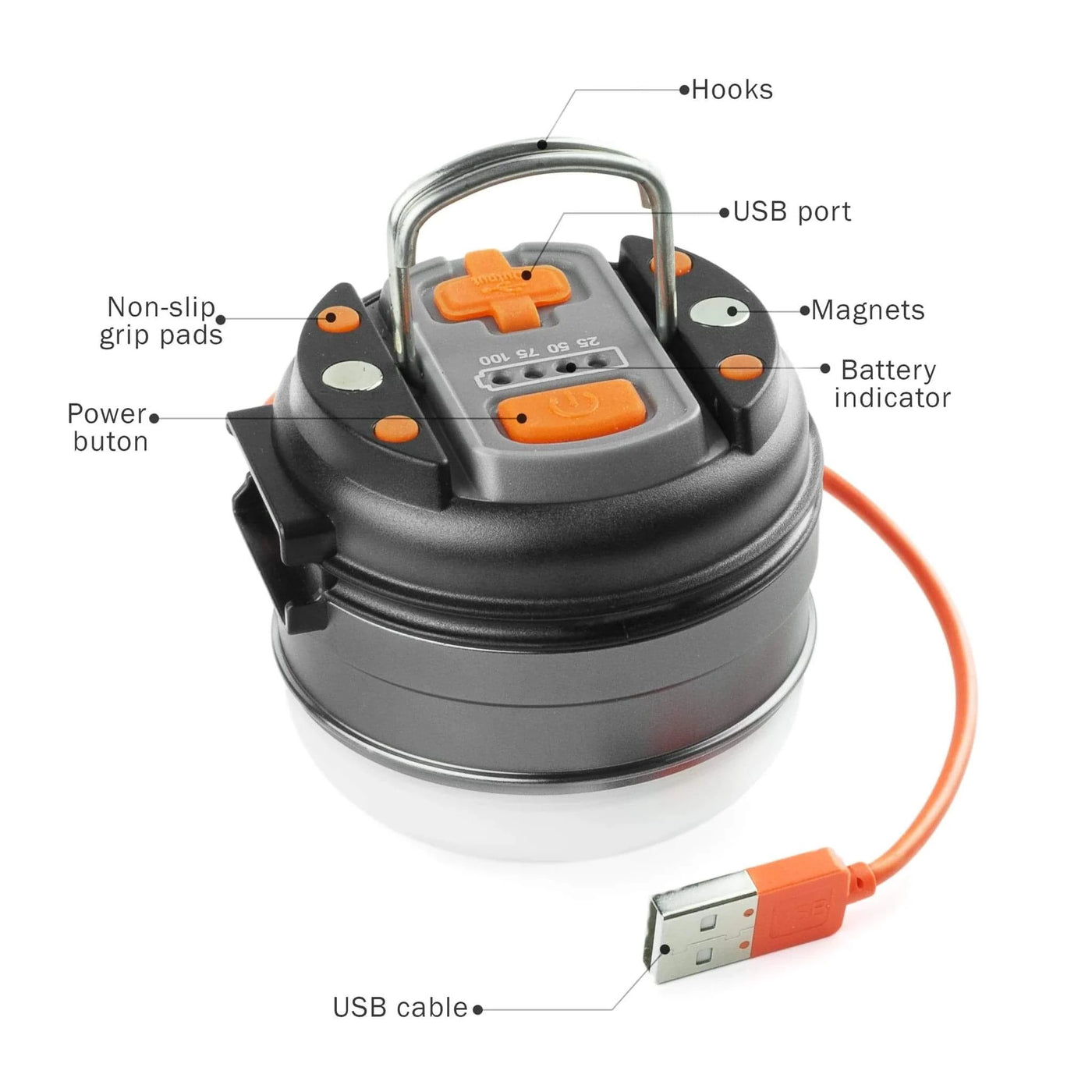 Wagan Brite-Nite™ Dome USB Lantern