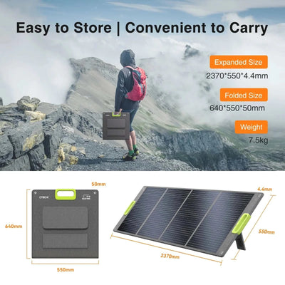 200 Watt Portable Solar Panel: CTECHi SP-200