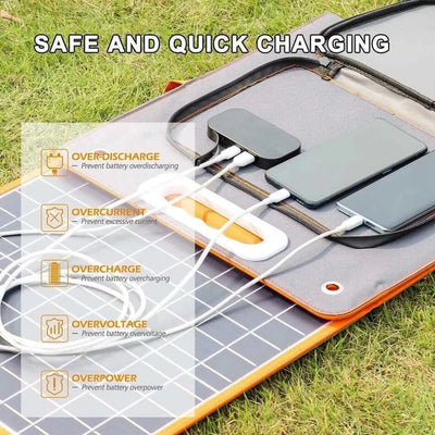 100 Watt Portable Solar Panel: FlashFish TSP100