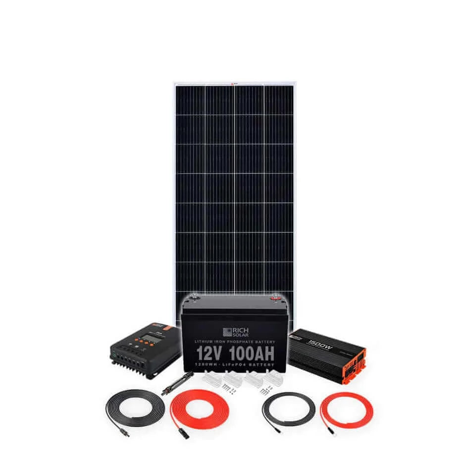 200 Solar Watt Off Grid Solar Power System: Rich Solar