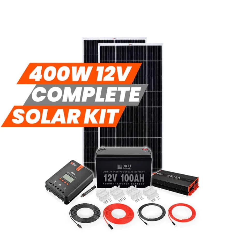 400 Solar Watt Off Grid Solar Power System: Rich Solar