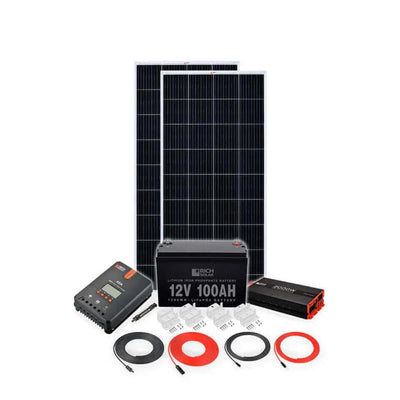 400 Solar Watt Off Grid Solar Power System: Rich Solar