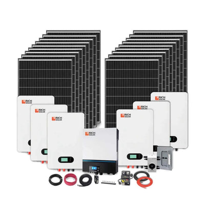 6000 Solar Watt Off Grid Solar Power System: Rich Solar